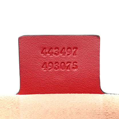 Gucci Calfskin Matelasse Small GG Marmont Shoulder Bag Hibiscus Red 12 of 35