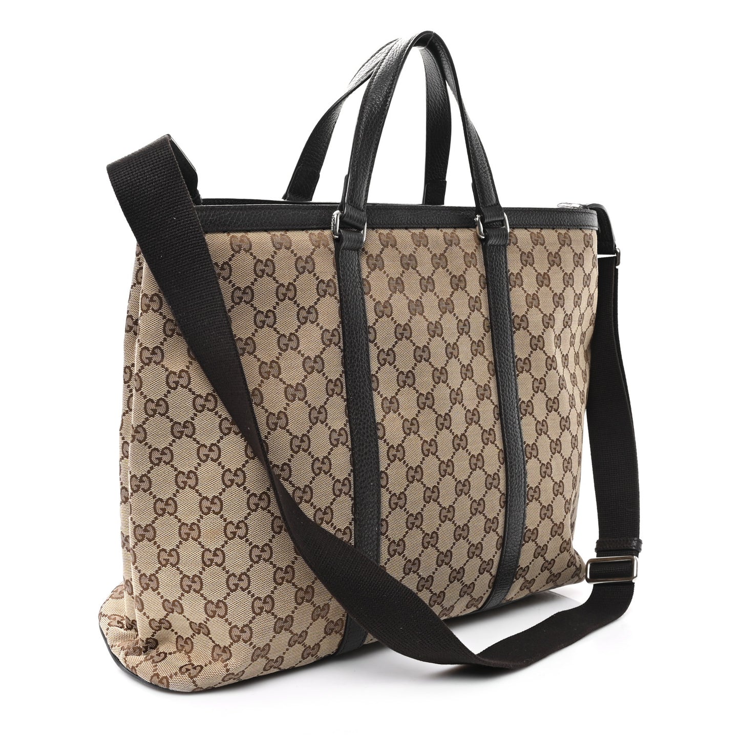 GG Monogram Large Joy Tote Bag Dark Brown