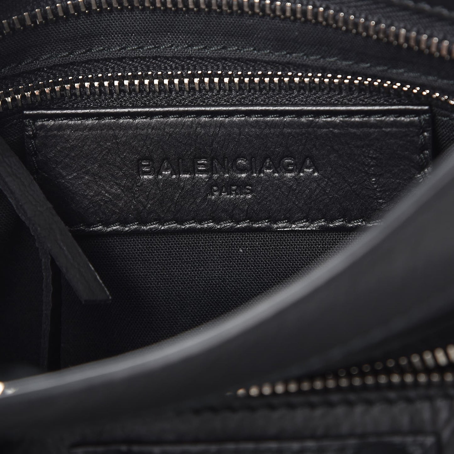 Matte Goatskin Rubber Covered Classic Hardware Mini City Black