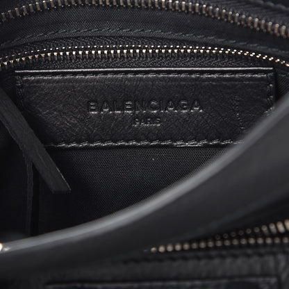 Balenciaga Matte Goatskin Rubber Covered Classic Hardware Mini City Black 6 of 7