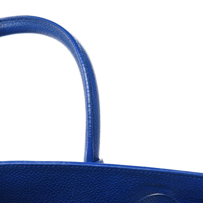 Saint Laurent Grained Calfskin Baby Sac De Jour Royal Blue 12 of 12