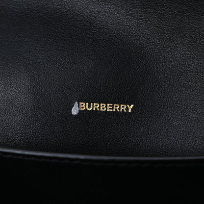 Burberry Calfskin Vintage Check New Hampshire Bag Black 6 of 11