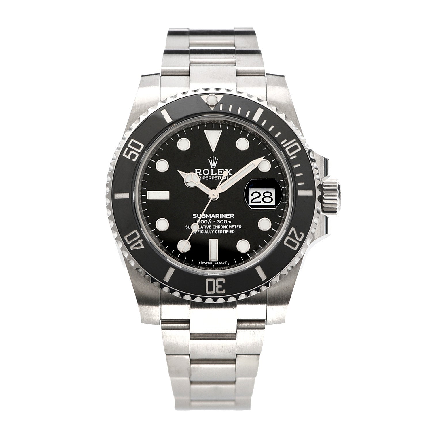 Rolex Stainless Steel 40mm Oyster Perpetual Submariner Date Watch Black 116610LN 1 of 6