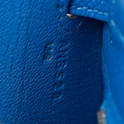 Hermes Epsom Kelly Sellier 25 Bleu Zanzibar 10 of 37