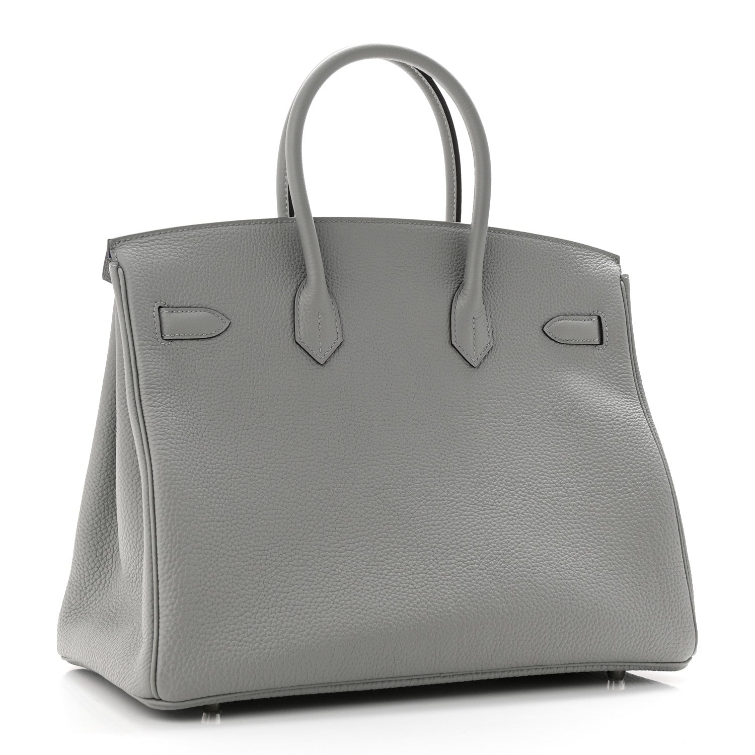 Hermes Togo Verso Birkin 35 Gris Mouette Bleu Agate 3 of 12