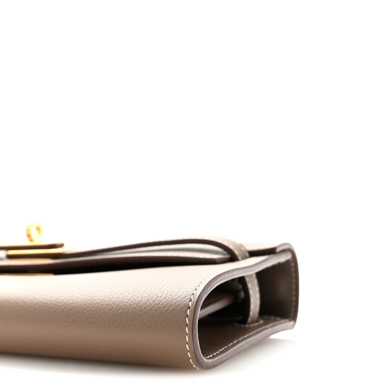 Hermes Evercolor Kelly Wallet To Go Etoupe 9 of 10