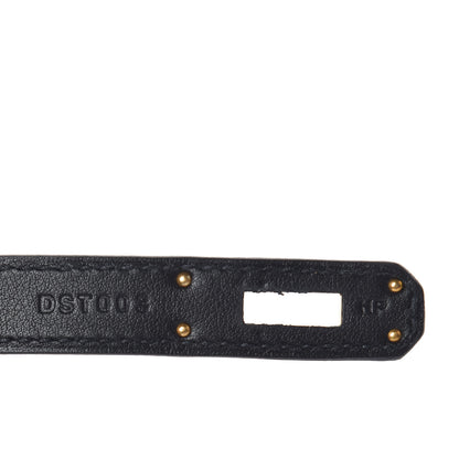 Hermes Swift Kelly Cut Clutch Pochette Black 7 of 8