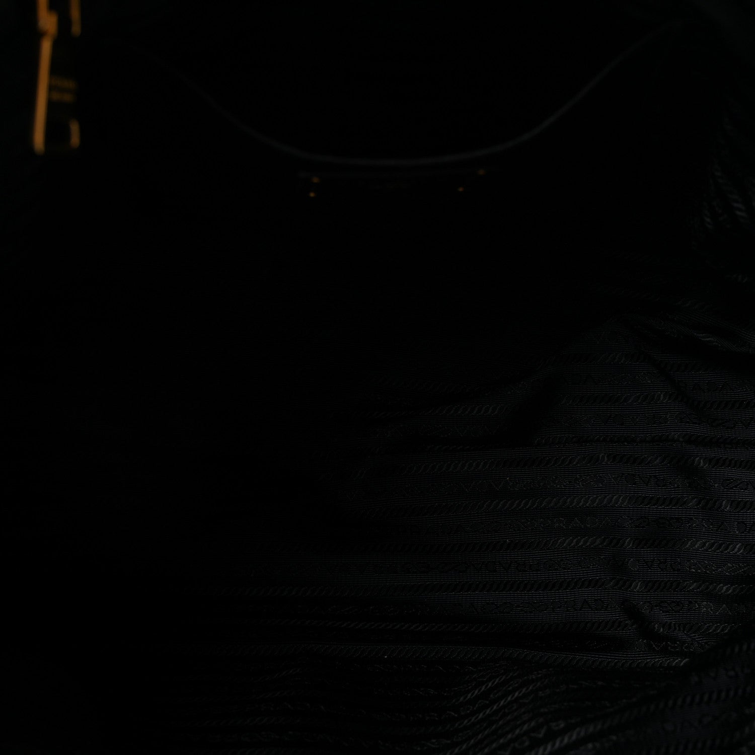 Prada Vitello Daino Tote Black 5 of 9