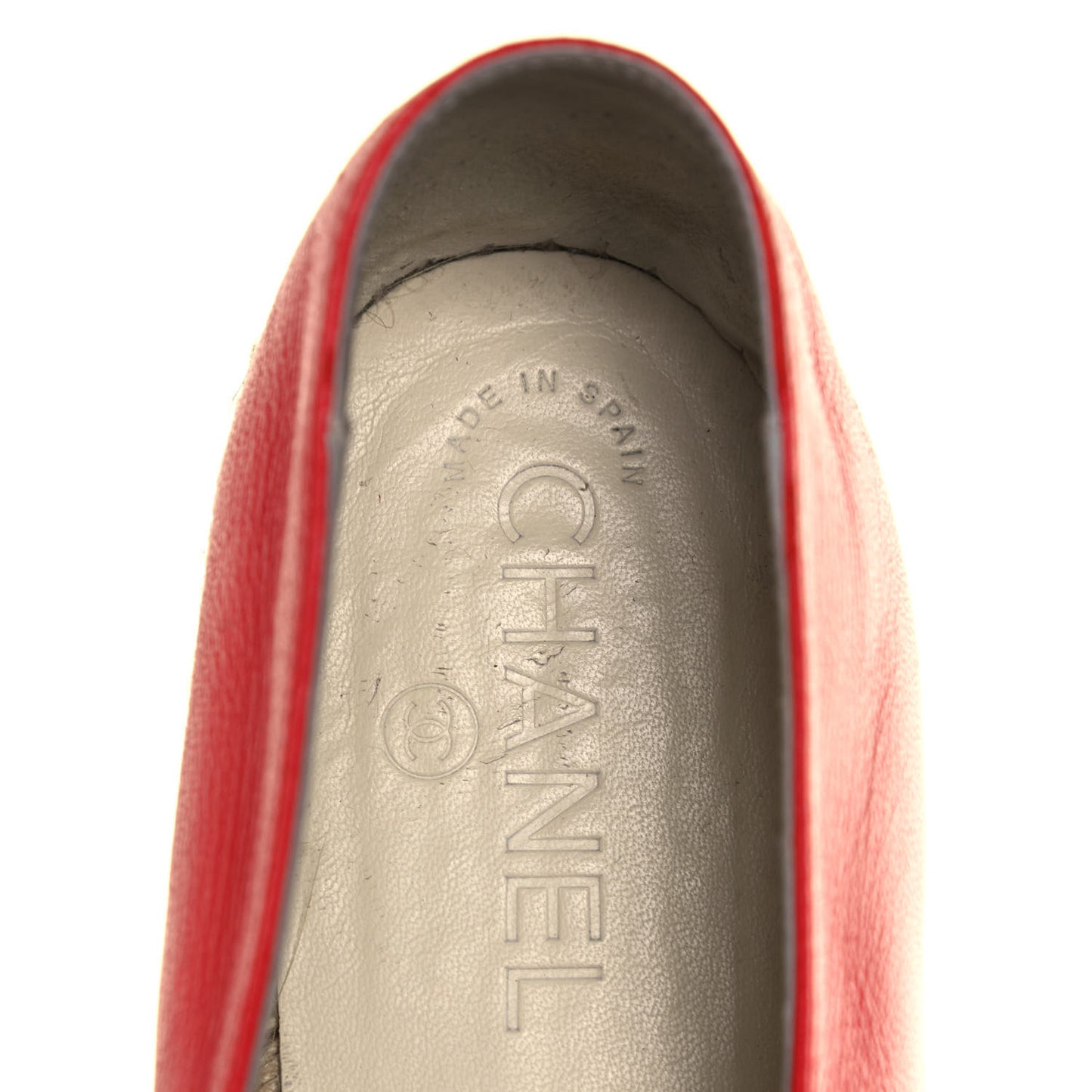 Lambskin CC Espadrilles 40 Red