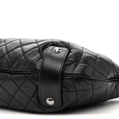 Chanel Lambskin Small Chain Mail Hobo Black 10 of 11