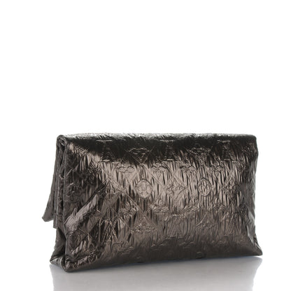 Louis Vuitton Jacquard Quilted Monogram Limelight Clutch PM Black 3 of 7
