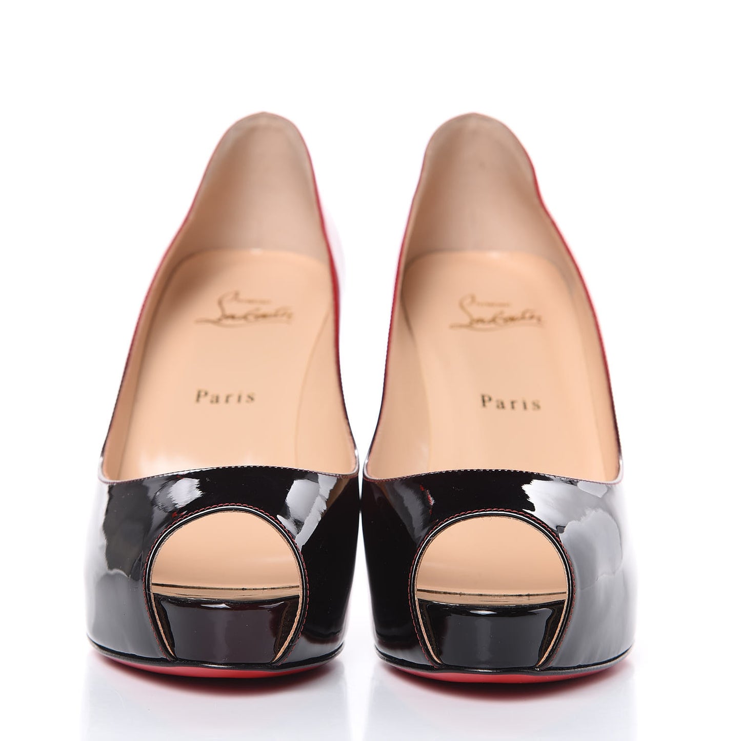 Patent Ombre New Very Prive 100 Pumps 40.5 Black Red
