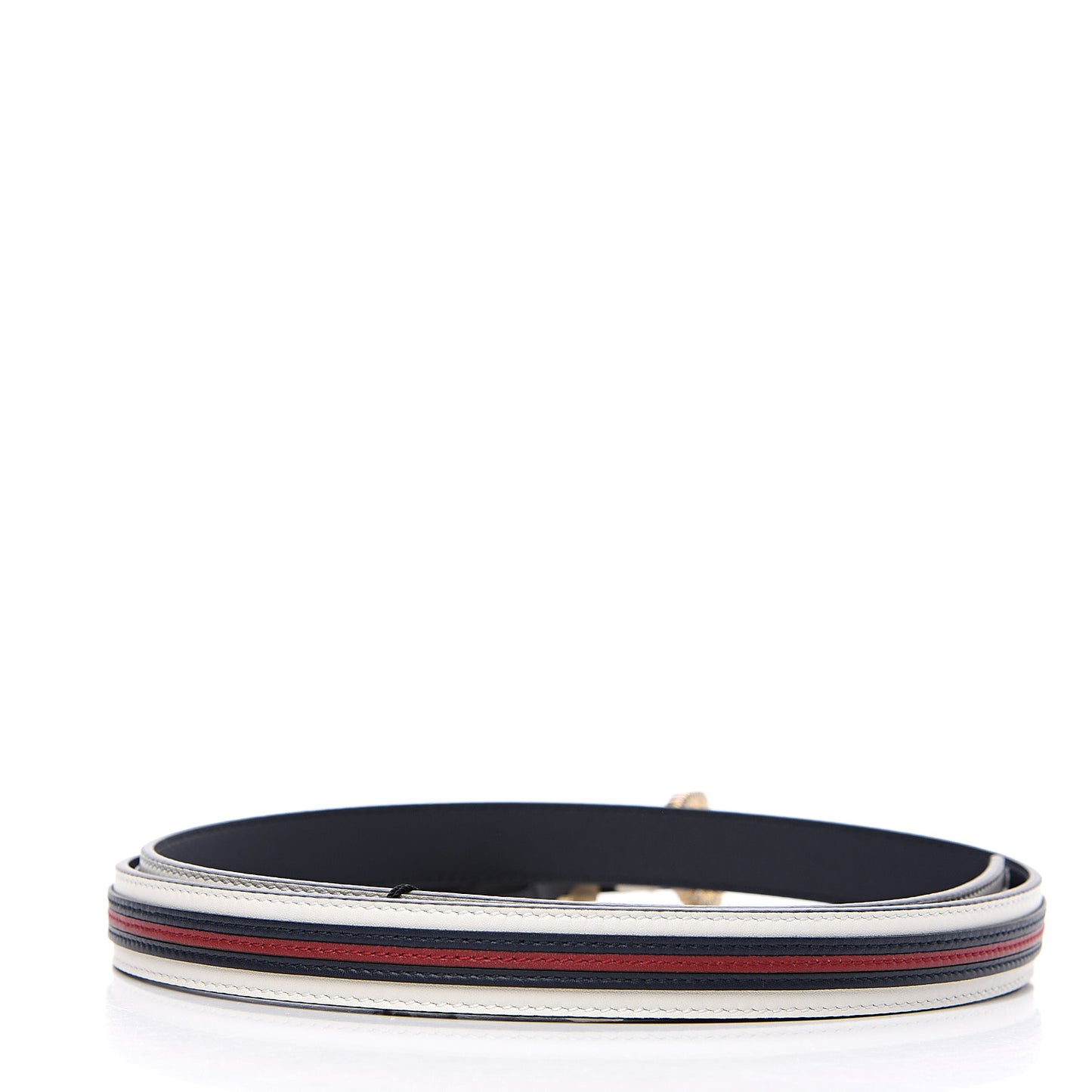 Calfskin Torchon Double G 20mm Belt 90 36 Off White Blue Red