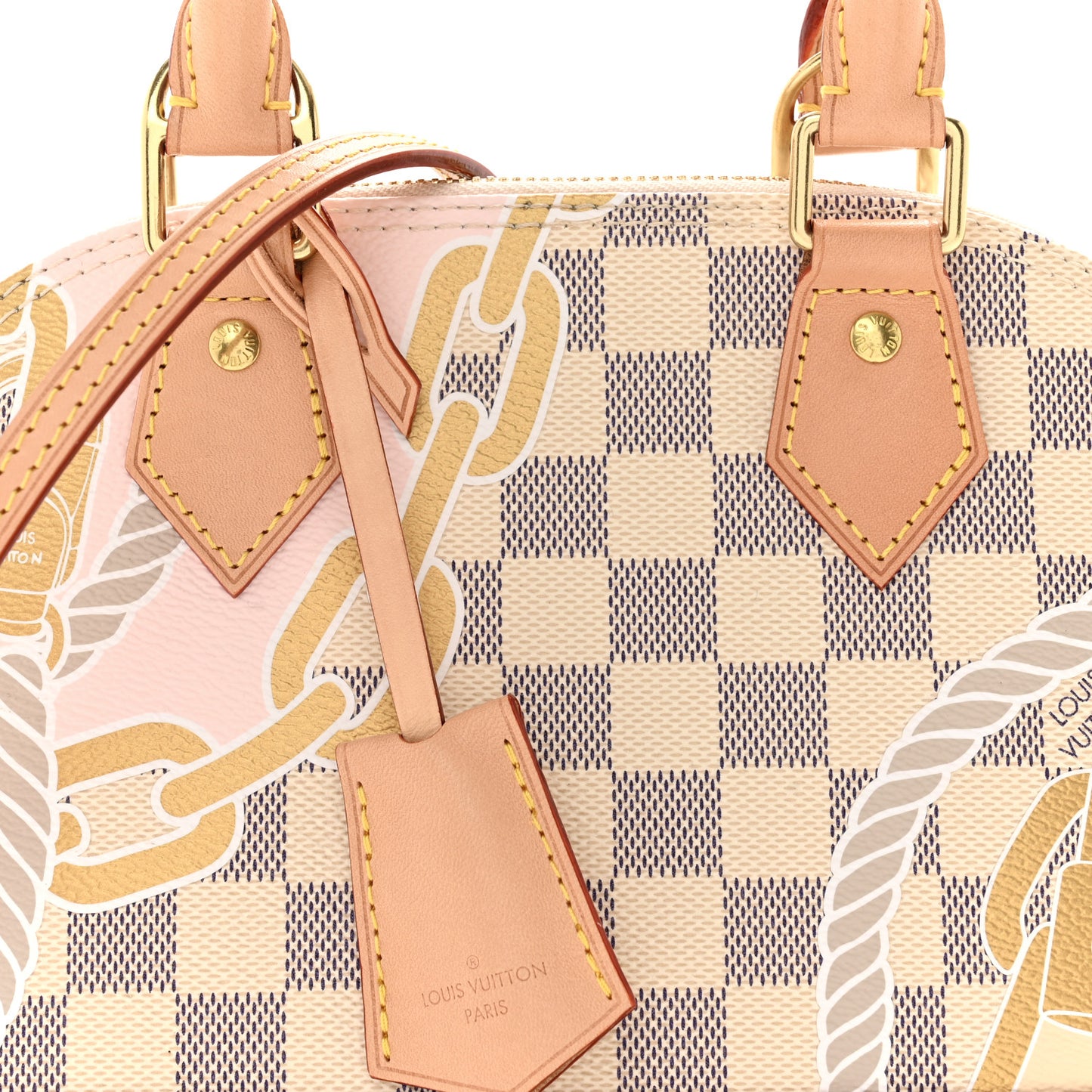Damier Azur Nautical Alma BB