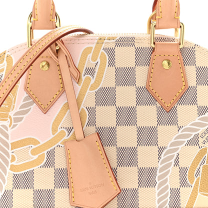 Louis Vuitton Damier Azur Nautical Alma BB 7 of 10