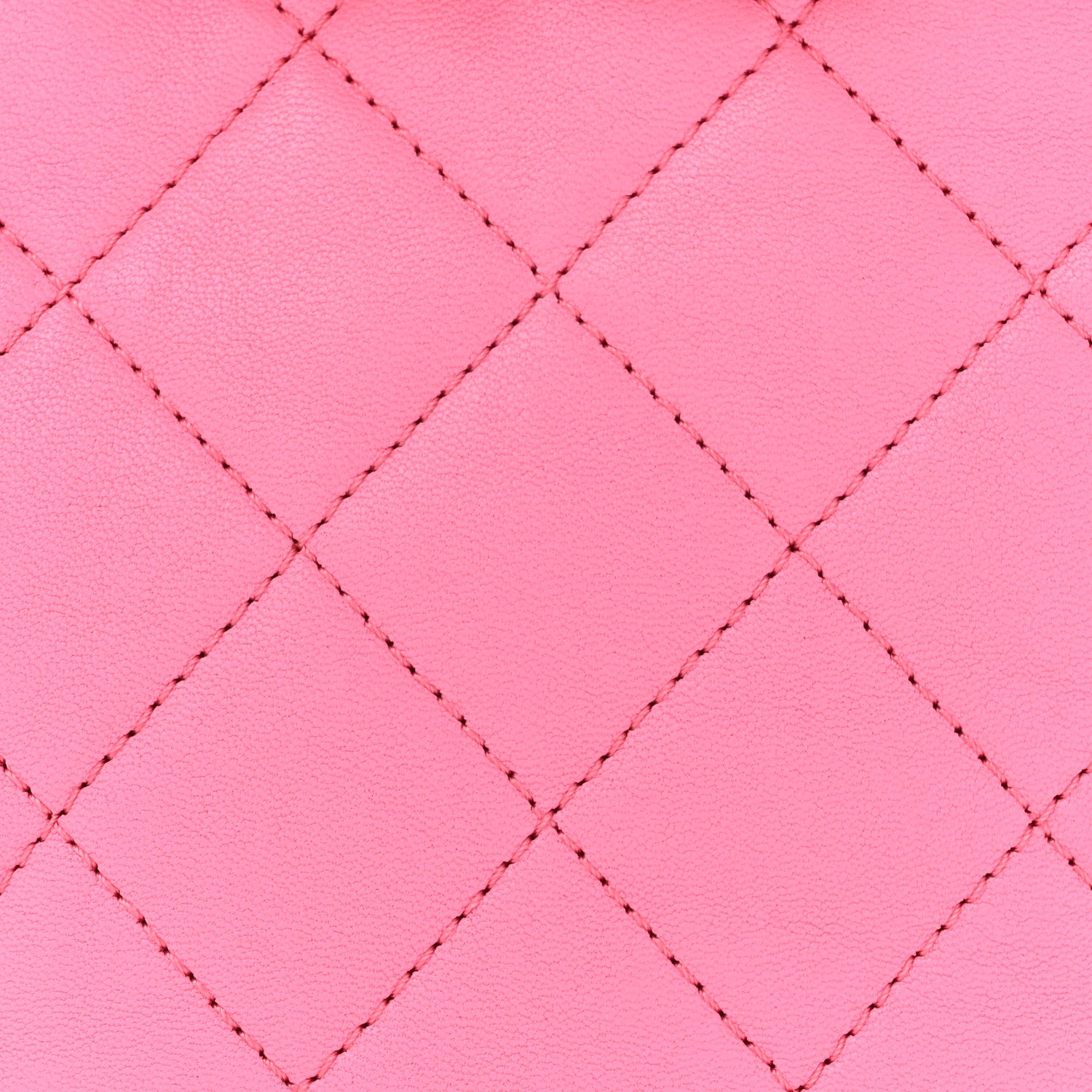 Chanel Lambskin Quilted Chaine Lettre Small Bucket Bag Pink 8 of 11