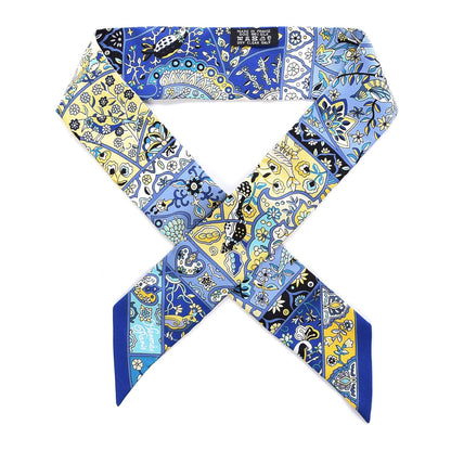 Hermes Silk Au Pays Des Oiseaux Fleurs Twilly 1 of 5