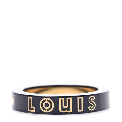 Louis Vuitton Resin Wanted Bracelet M Black 1 of 6