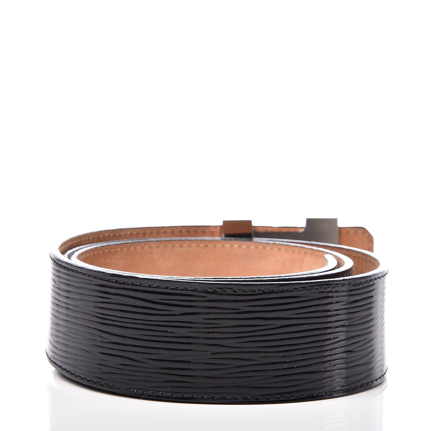 Louis Vuitton Epi Electric 40mm LV Initiales Belt 85 34 Black 3 of 10