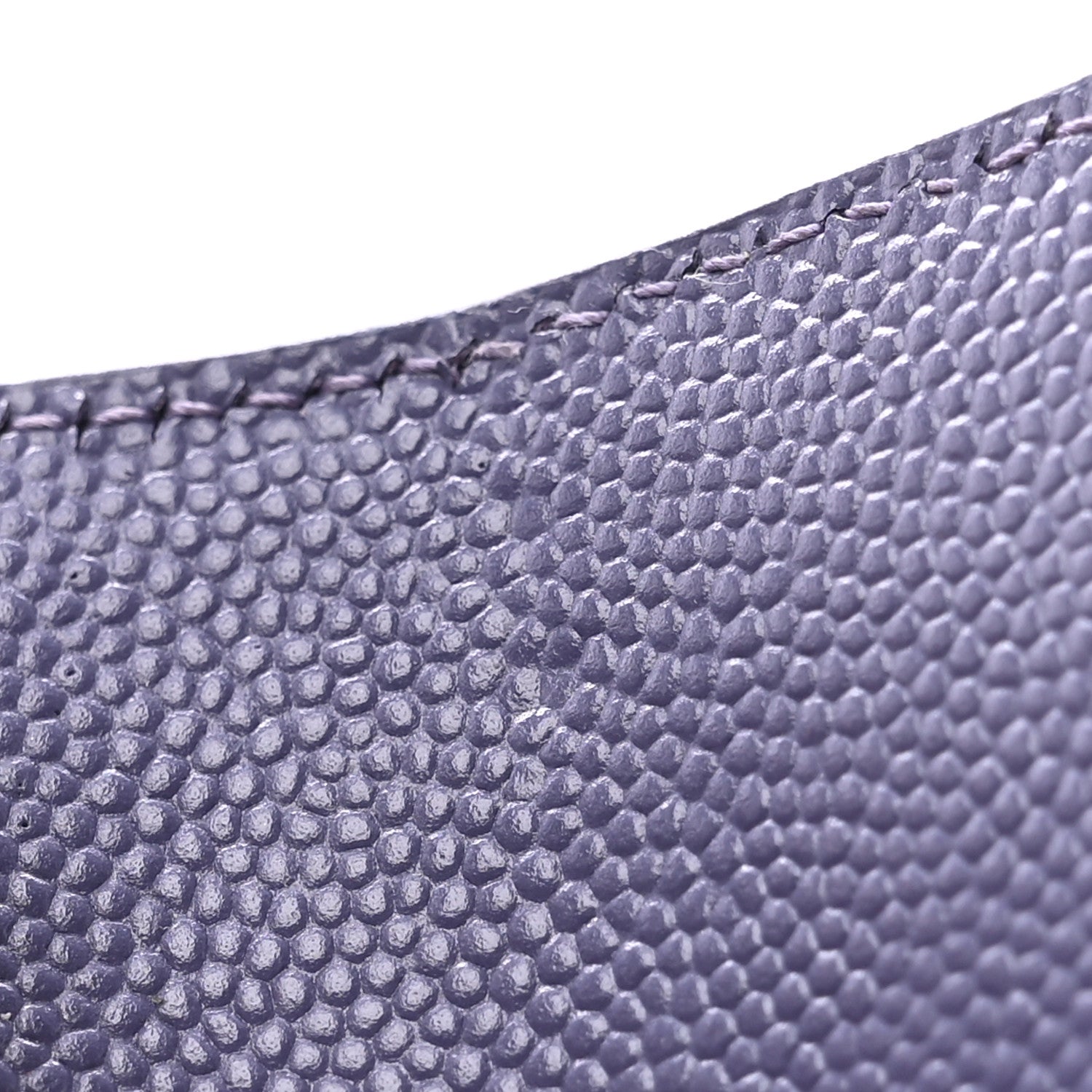 Saint Laurent Grain De Poudre Mixed Matelasse Triquilt Monogram Compact Tri Fold Wallet Dark Wisteria 8 of 9