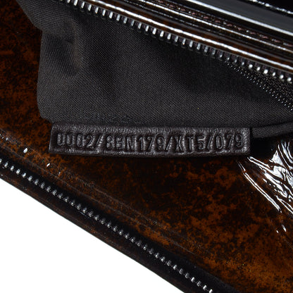 Fendi Zucca Spalmati Patent To You Convertible Clutch Tobacco 7 of 9