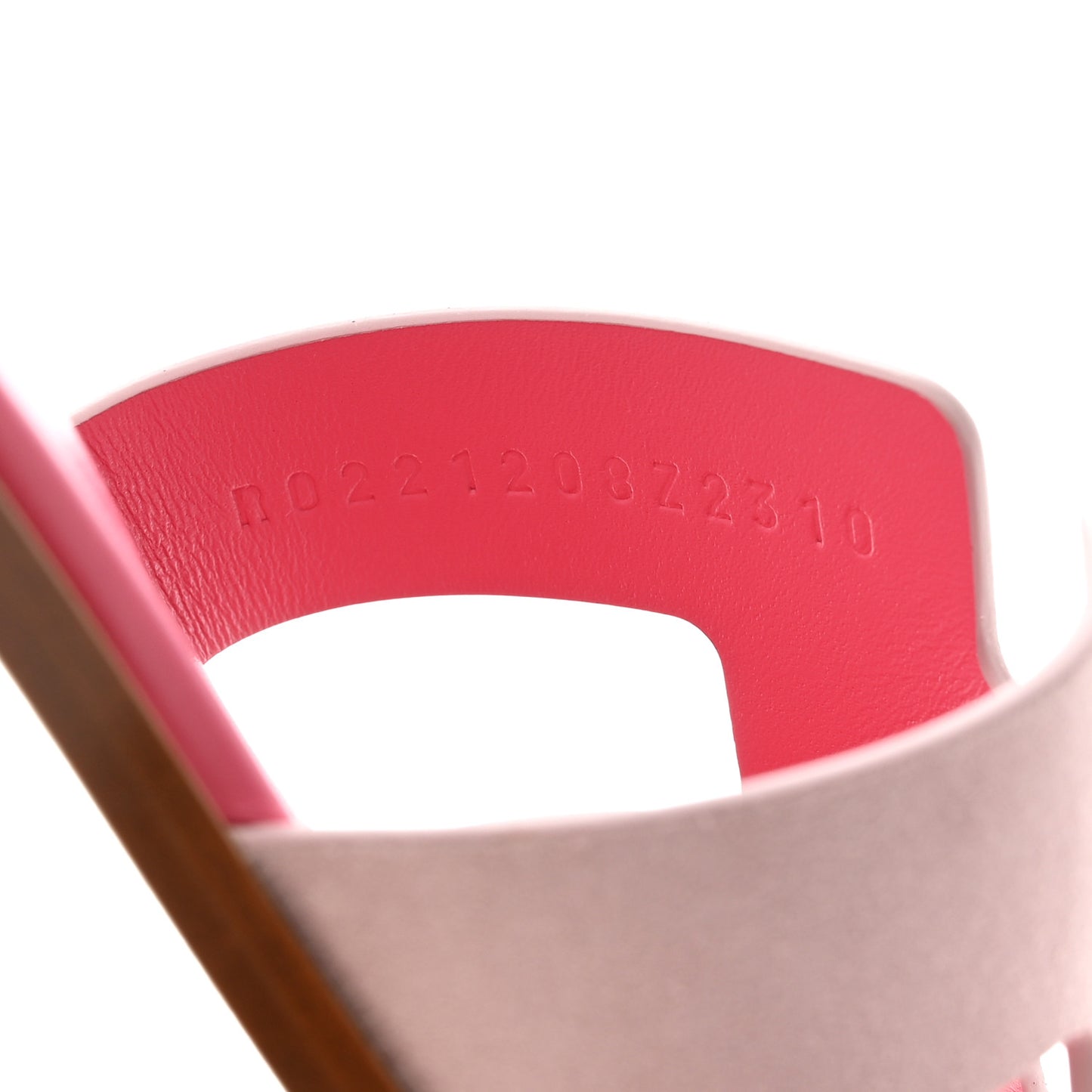 Suede Goatskin Oran Sandals 37 Rose Porcelaine