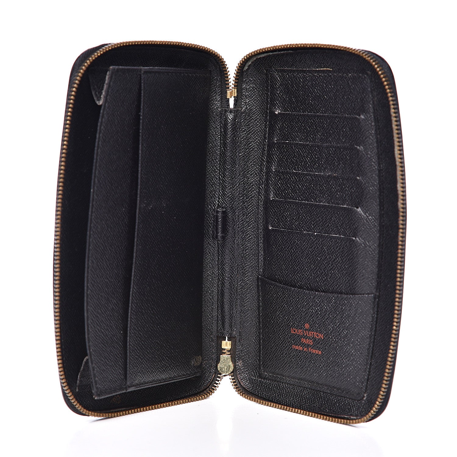 Louis Vuitton Epi Geode Organizer Zippy Wallet Black 4 of 12