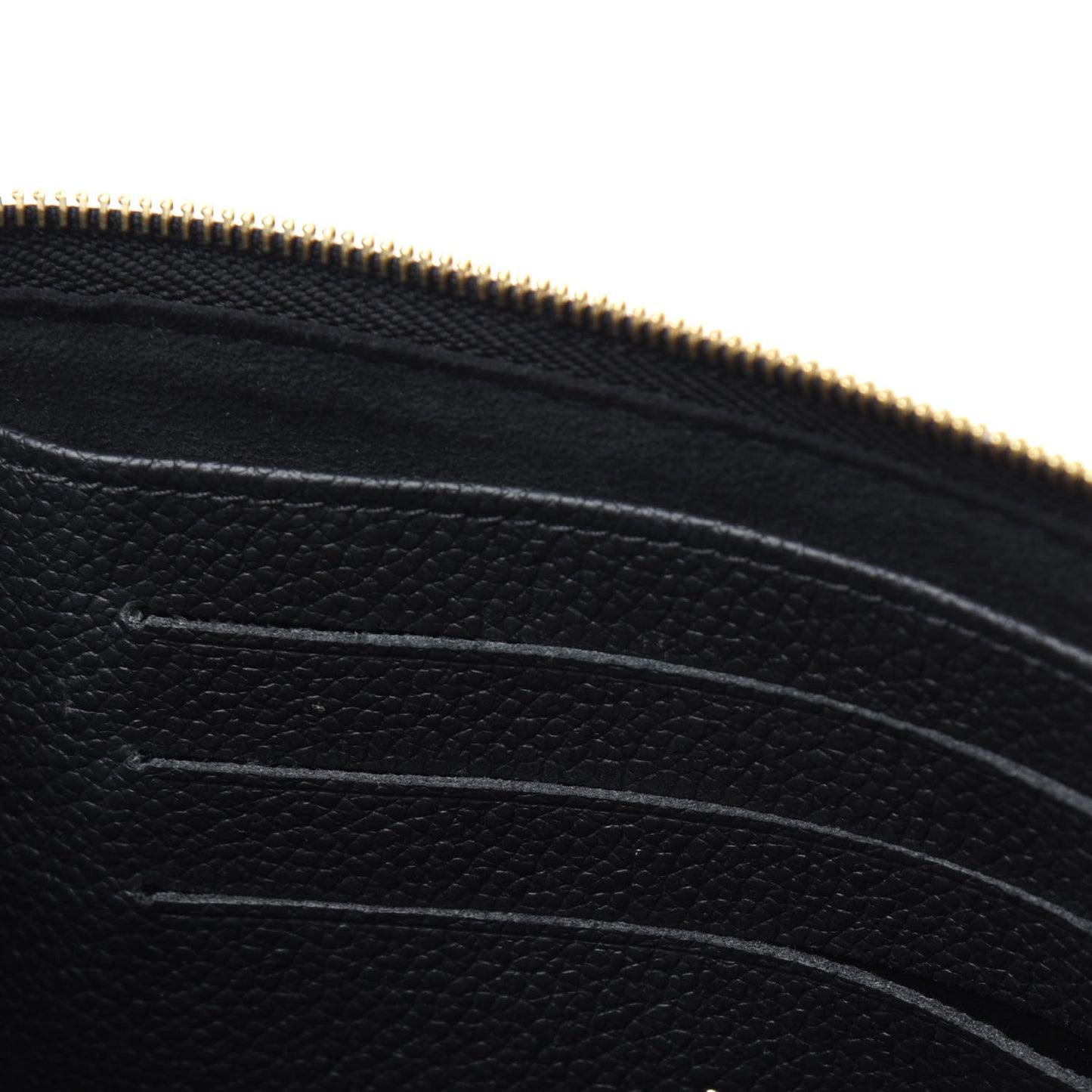 Empreinte Double Zip Pochette Black