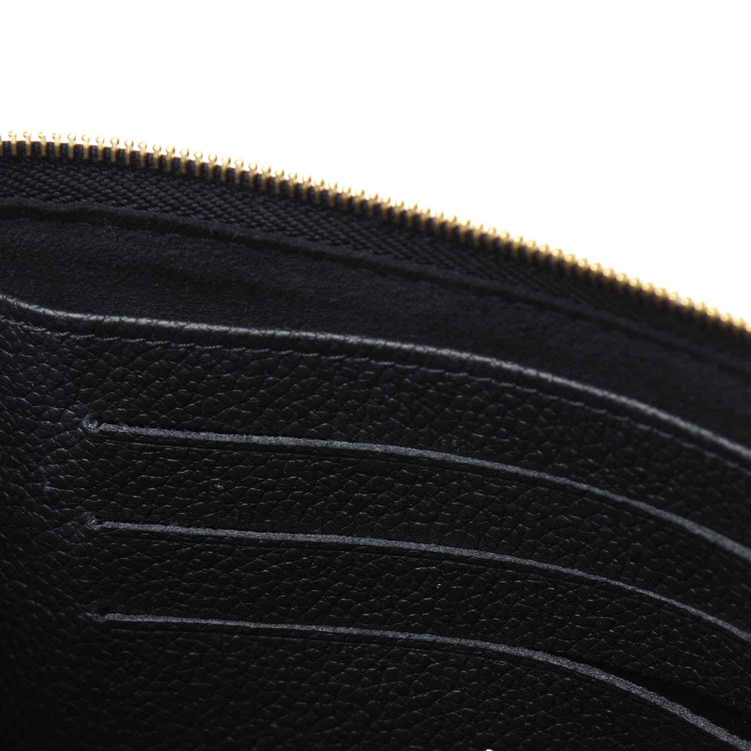 Louis Vuitton Empreinte Double Zip Pochette Black 10 of 17