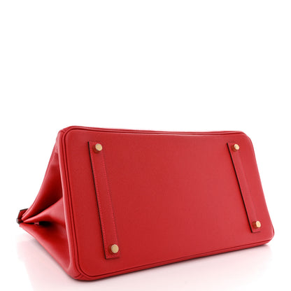 Hermes Epsom Birkin 35 Rouge Casaque 4 of 10