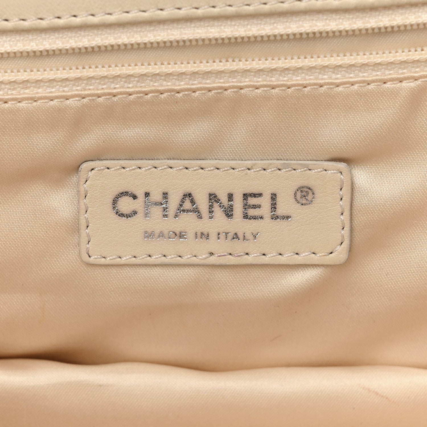 Chanel Lambskin East West Mademoiselle Flap Ivory 6 of 22