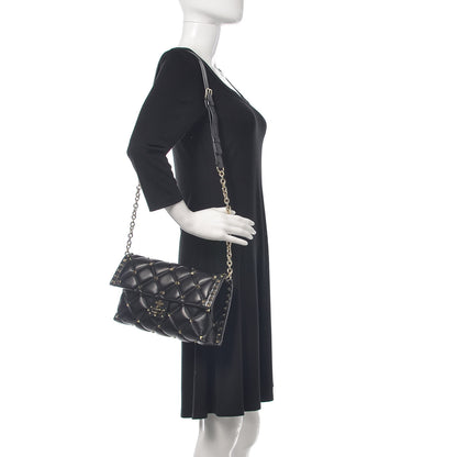 Valentino Garavani Nappa Candystud Crossbody Black 2 of 11