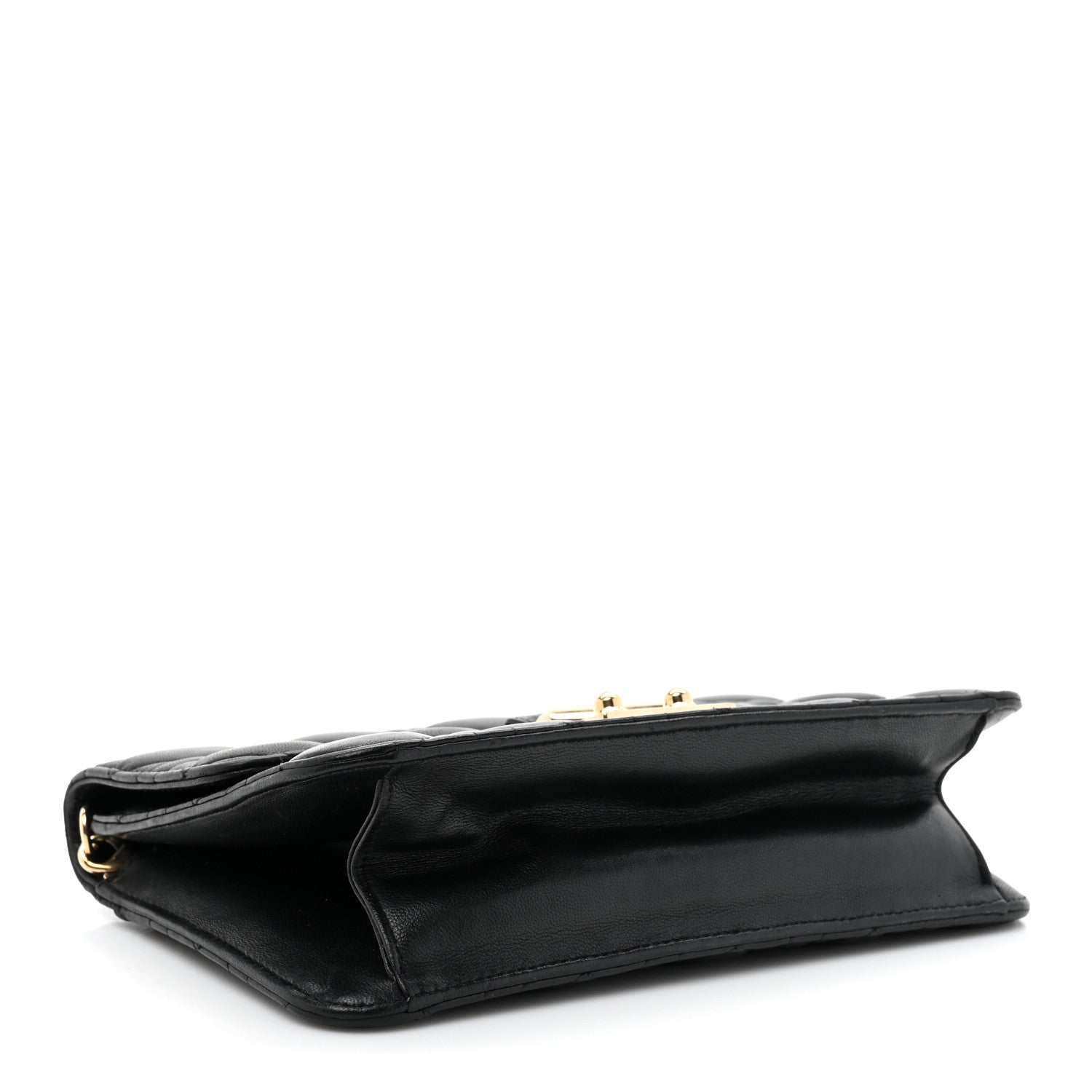 Christian Dior Lambskin Cannage Miss Dior Promenade Pouch Black 4 of 12