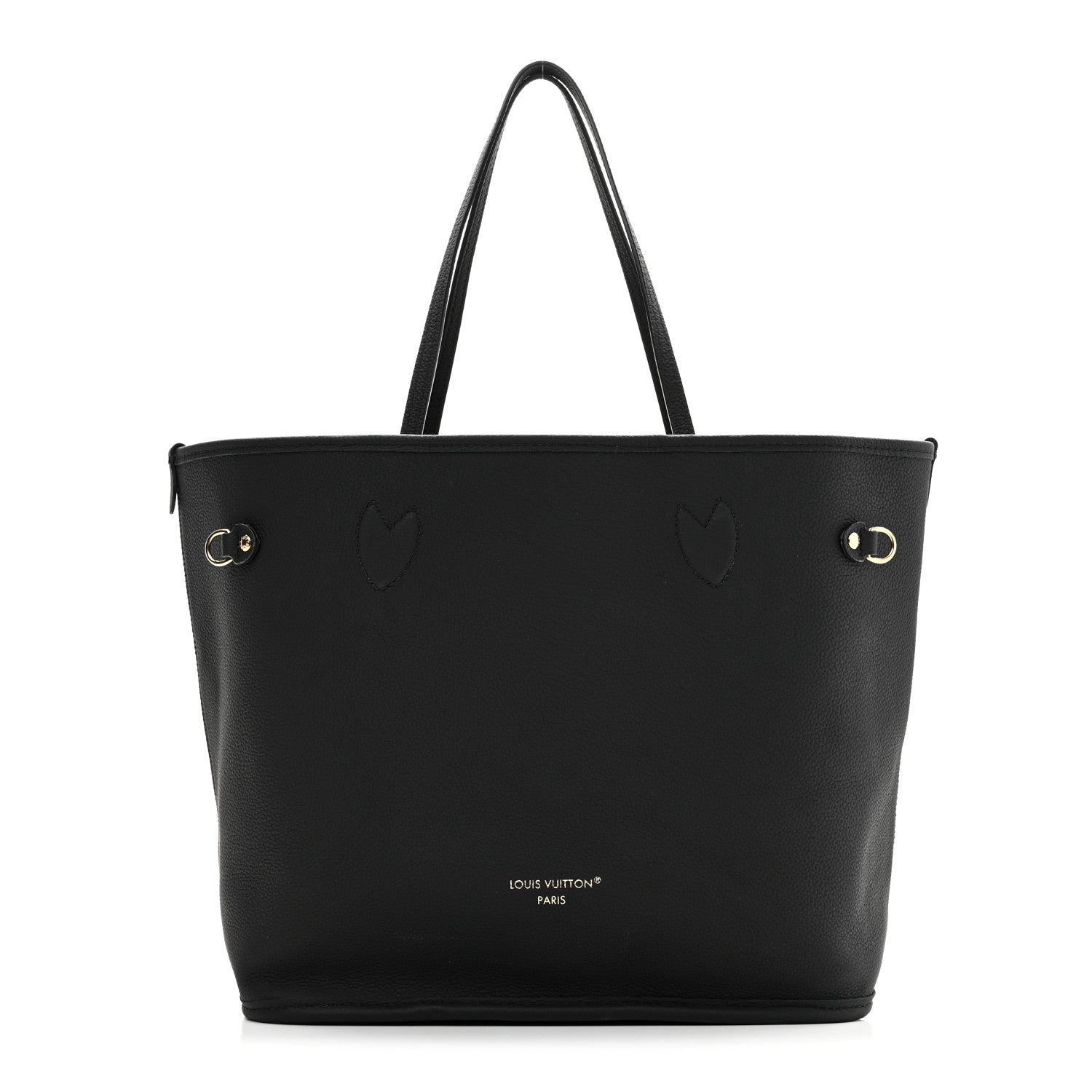 Louis Vuitton Monogram Calfskin Neo Neverfull Inside Out MM Black 3 of 16