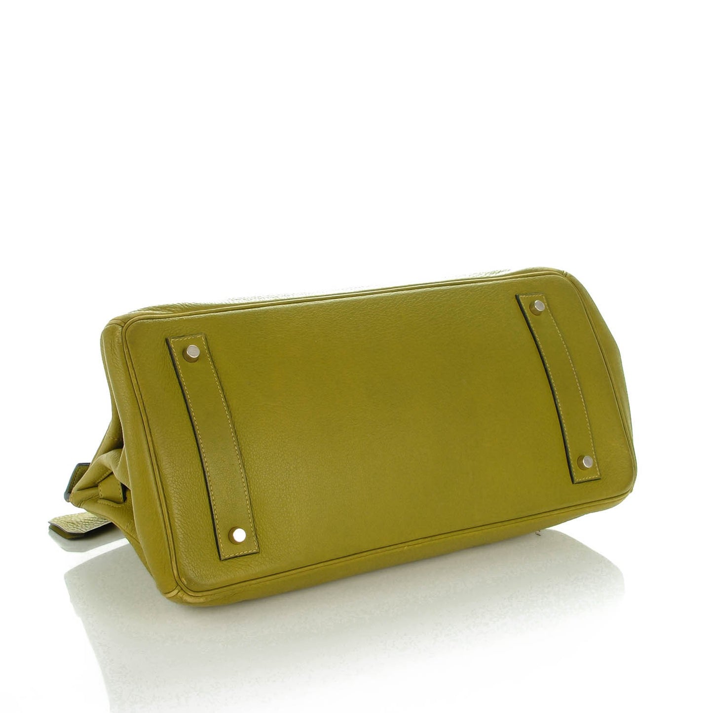 Taurillon Clemence JPG Birkin 42 Chartreuse