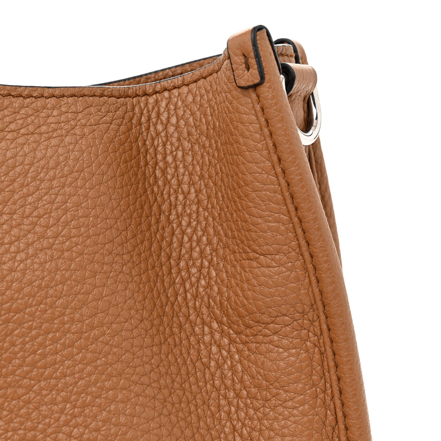 Prada Vitello Daino Soft Mini Hobo Messenger Bag Caramel 12 of 12