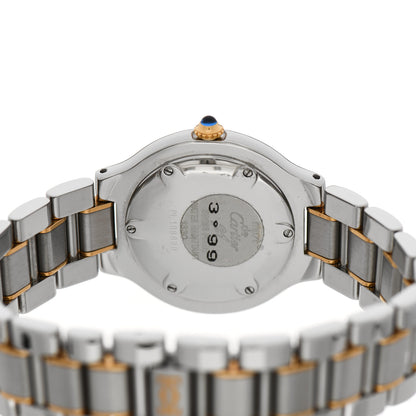 Cartier Stainless Steel 18K Yellow Gold 31mm Must De 21 Quartz Watch 4 of 5