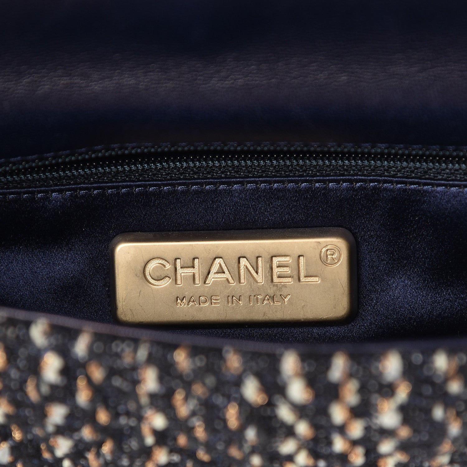 Chanel Tweed Westminster Pearl Flap Multicolor 6 of 10