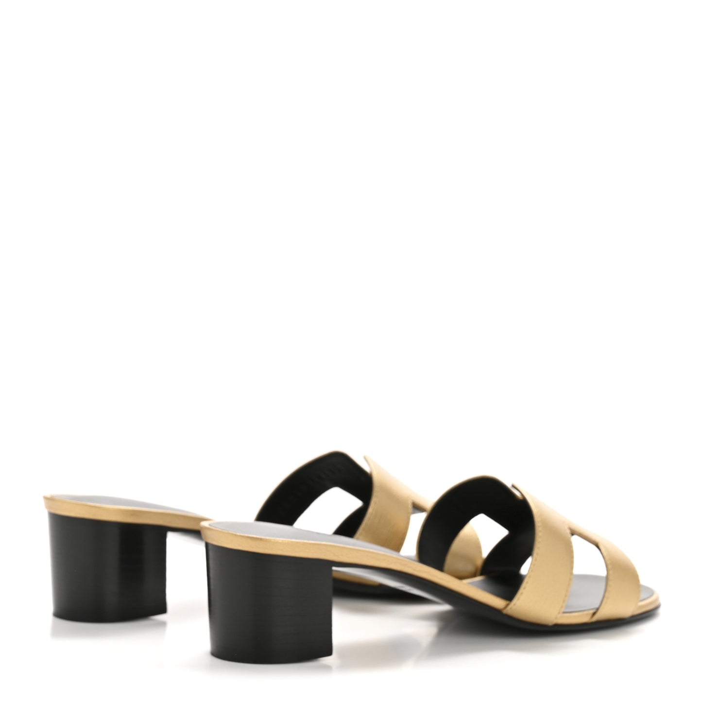 Metallic Goatskin Oasis Sandals 39 Dore