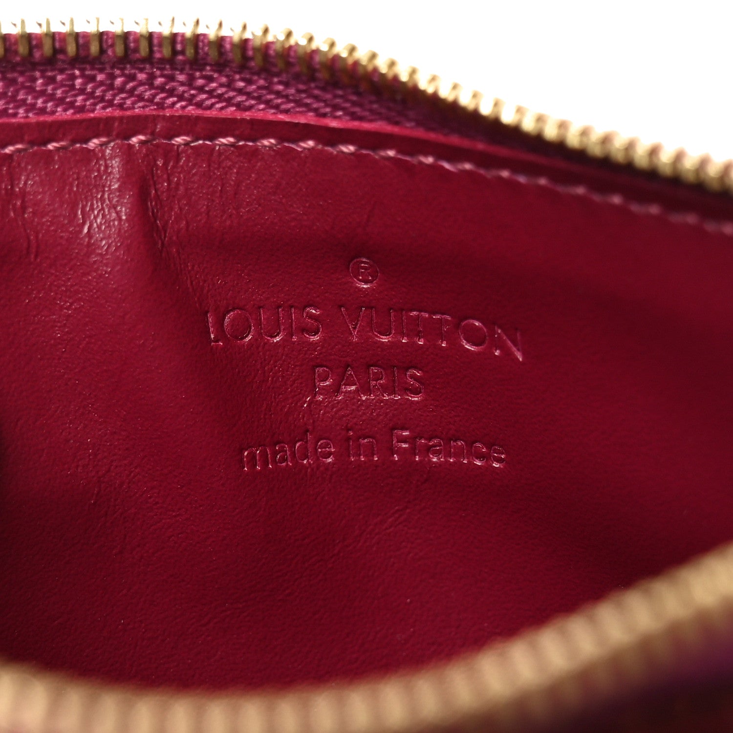 Louis Vuitton Vernis Key Pouch Magenta 10 of 12