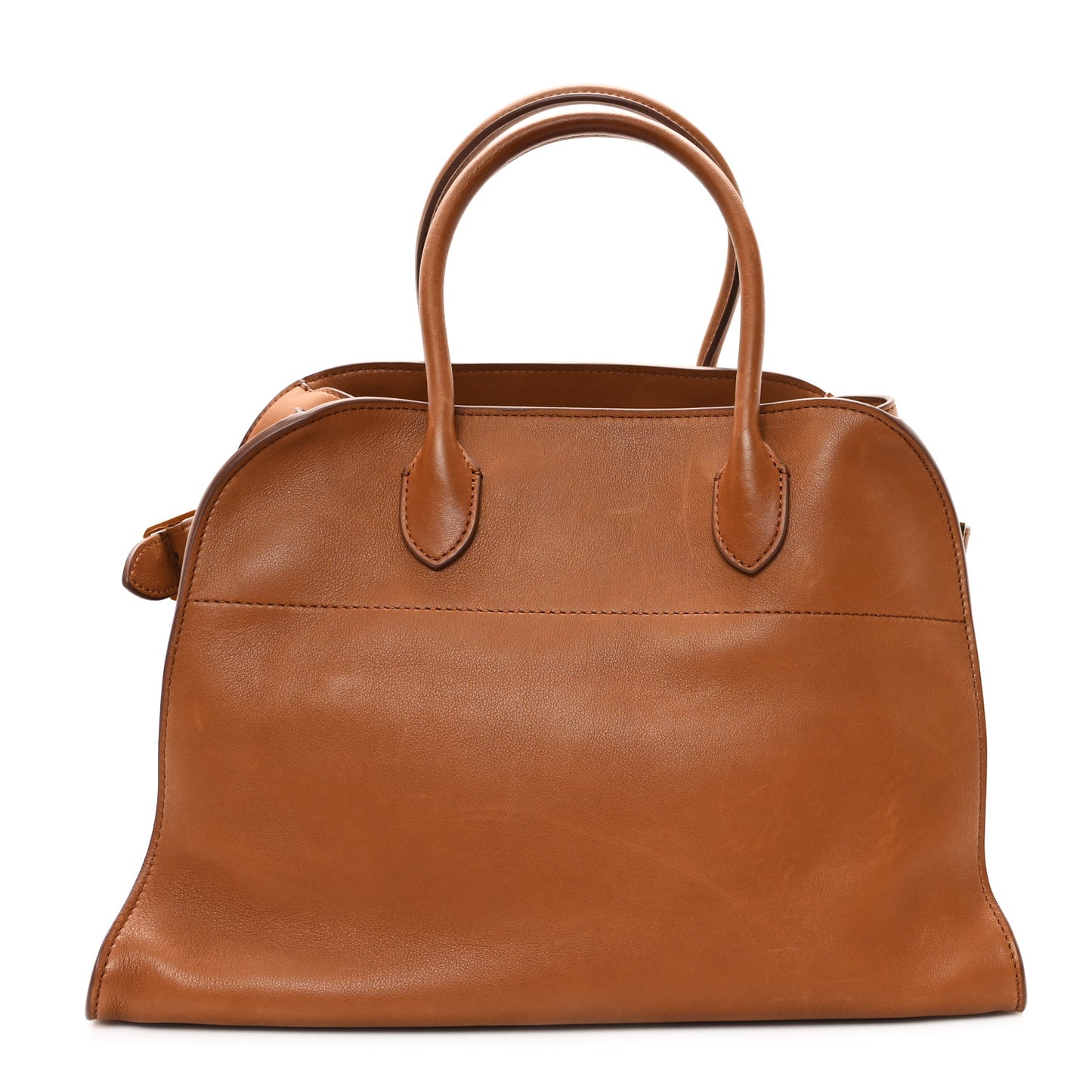 Polished Saddle Calfskin Soft Margaux 12 Cuir