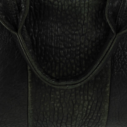Alexander Wang Pebbled Lambskin Rocco Duffel Black Pale Gold Hardware 12 of 14