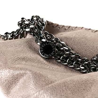 Stella McCartney Shaggy Deer Mini Falabella Fold Over Tote Taupe 6 of 6