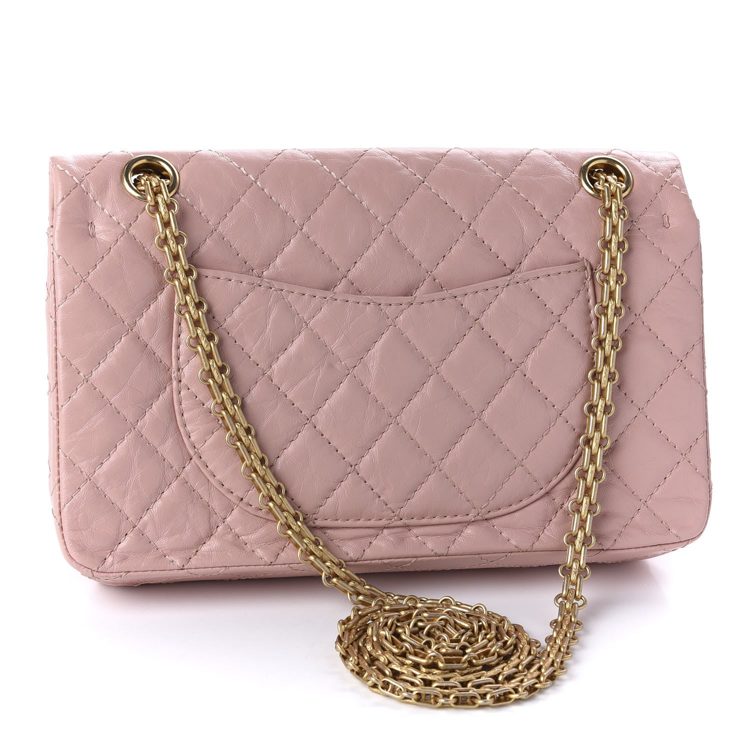 Chanel Aged Calfskin Quilted 2.55 Reissue 225 Flap Pink 4 of 11