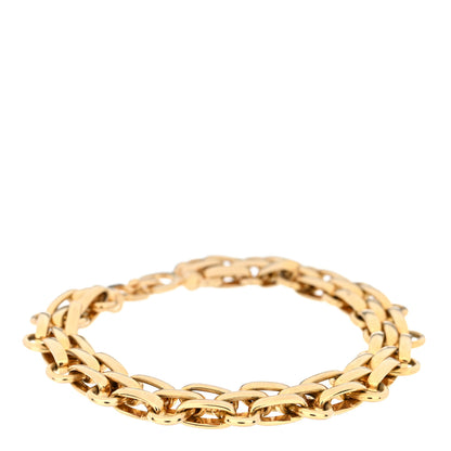 Christian Dior Metal CD Double Chain Bracelet Gold 1 of 3