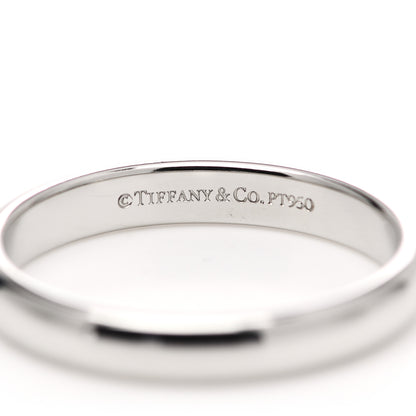 Tiffany Platinum 3mm Classic Wedding Band Ring 54 6.75 4 of 4