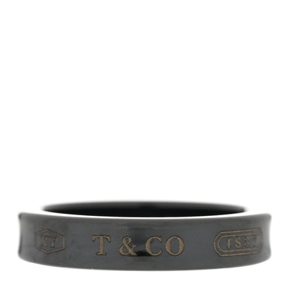 Tiffany Titanium 4mm Narrow 1837 Ring 50 5.25 1 of 4