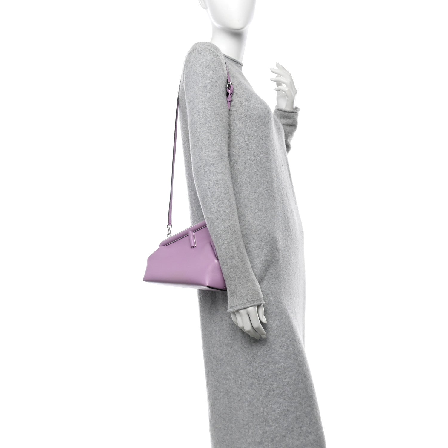 Fendi Shiny Nappa Small Fendi First Violetta 2 of 12