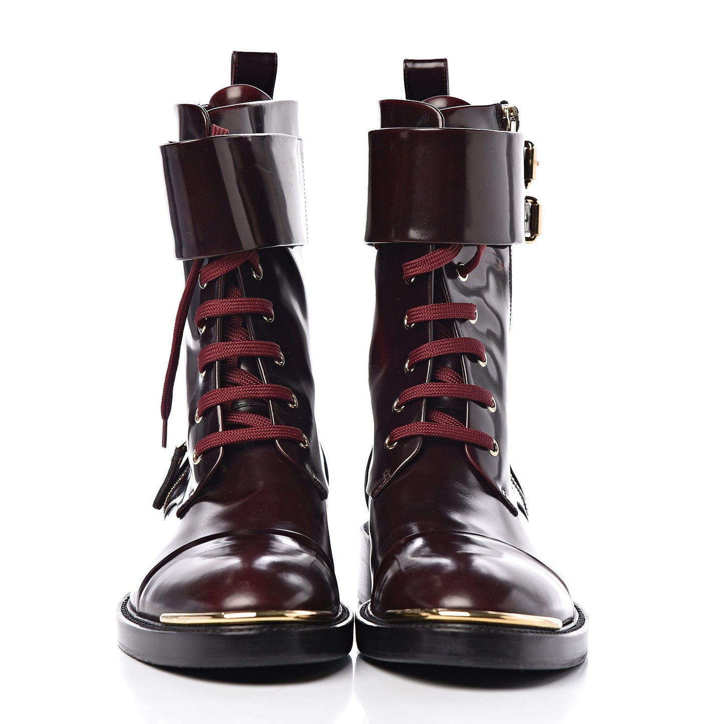 Calfskin Diplomacy Ranger Combat Boots 39 Red