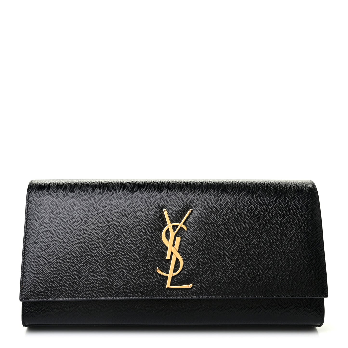 Grain De Poudre Monogram Cassandre Clutch Black